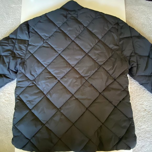 Madewell Black Puffy Bomber Jacket - Picture 3 of 7